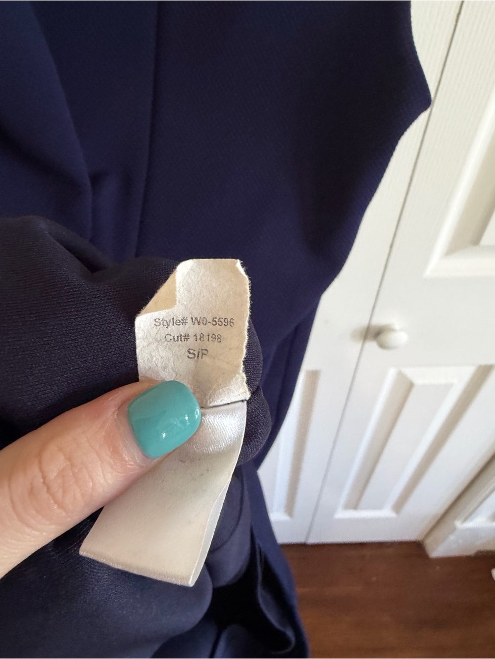 Lord & Taylor Design Lab Shift Dress Navy Size Small View 4